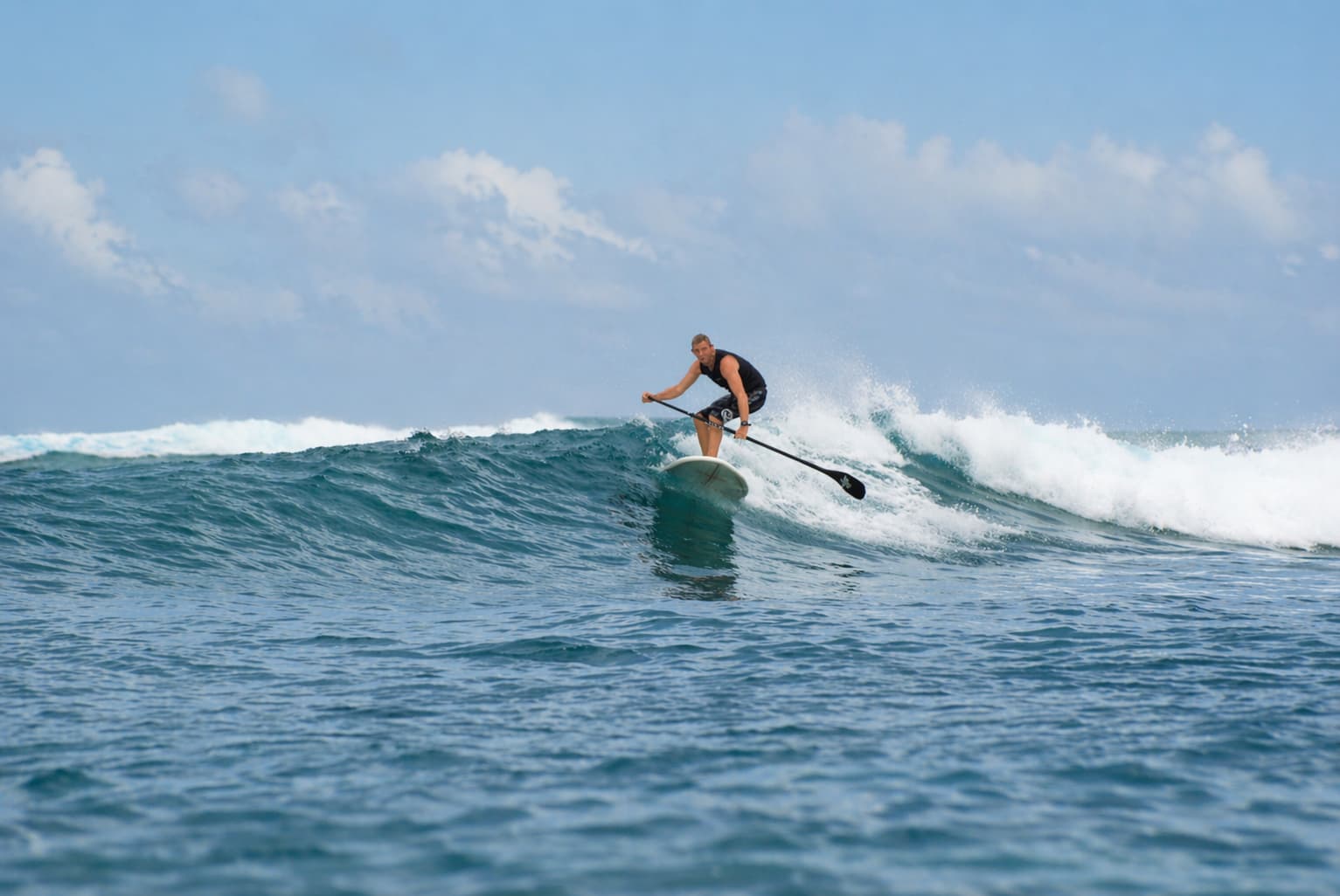 On the water